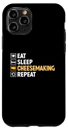 Hülle für iPhone 11 Pro Eat Sleep: Käseherstellung wiederholen von Cheesemaking Cheesemaker Gifts