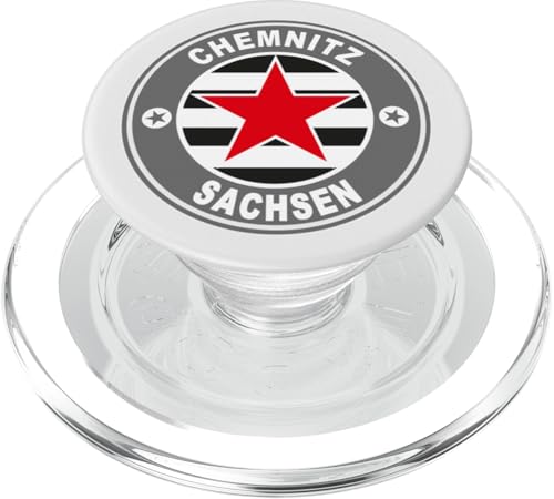 Chemnitz Sachsen Ostdeutschland Deutschland Kulturhauptstadt PopSockets PopGrip für MagSafe von Chemnitz Sachsen Design