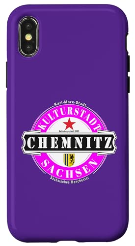 Hülle für iPhone X/XS Chemnitz Sachsen Ostdeutschland Deutschland Kulturhauptstadt von Chemnitz Sachsen Design