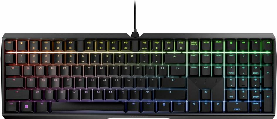 CHERRY MX Board 3.0S RGB - Volle Gr��e (100%) - USB - Mechanischer Switch - QZERTY - RGB-LED - Schwarz (G80-3874LYBEU-2) von Cherry