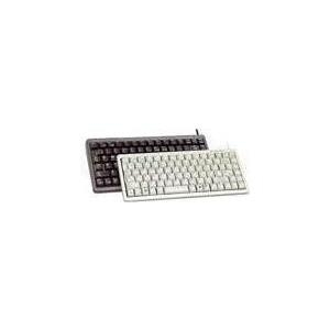 Cherry Slim Line G84-4100 - Tastatur - PS/2, USB - 86 Tasten - Schwarz - Englisch - US (G84-4100LCMEU-2) von Cherry