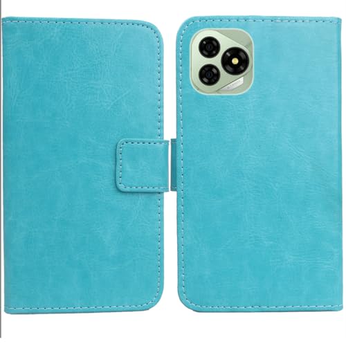 Cheshaoping PU Leder Tasche Hülle Für Ulefone Note 19 6.56" Handy Flip Lederhülle Handyhülle Schutz Case Cover Etui (Blau) von Cheshaoping