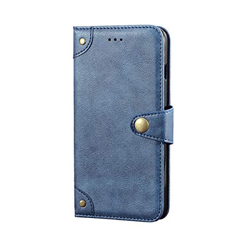 Cheshaoping Stand Leder Case Handy Schütz Hülle Für Cubot Kingkong ES 6.56" TPU Silikon Abdeckung Flip Lederhülle Handyhülle Schutzhülle Premium Wallet Cover Etui (Blau) von Cheshaoping