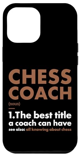 Hülle für iPhone 12 Pro Max Schachspieler Coach Definition Schach von Chess Hobby Present Chess Player Apparel