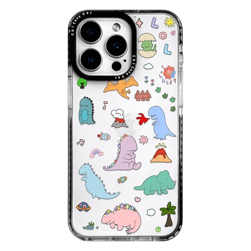 ChiCaseVer Schutzhülle für iPhone 15 Plus, niedlicher Dinosaurier und Tier für Damen, Mädchen, Teenager, niedlich, trendig, weich, dünn, TPU, Schutzhülle für iPhone 15 Plus von ChiCaseVer