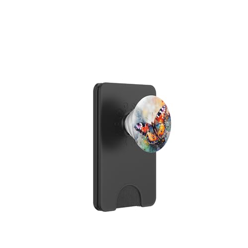 Niedliche Schmetterlingsflügel, schicke Schmetterlinge PopSockets PopWallet für MagSafe von Chic Boho Moth and Butterfly Pattern Designs