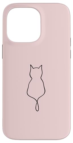 Hülle für iPhone 14 Pro Max Minimalistisches Kätzchen, niedliches Kätzchen von Chic Cat and Kitten Designs