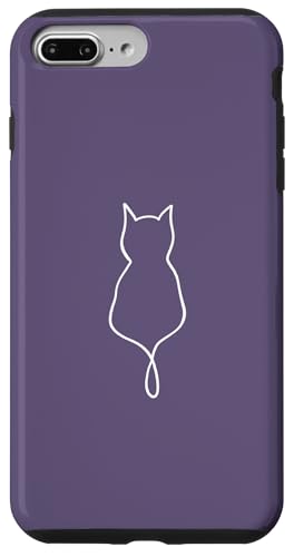 Hülle für iPhone 7 Plus/8 Plus Minimalistisches Kätzchen, niedliches Kätzchen von Chic Cat and Kitten Designs