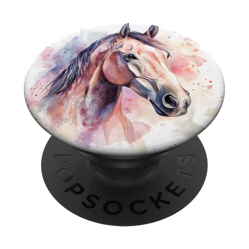 Reiten Reiten Pferde Ranch Trail Riding PopSockets Klebender PopGrip von Chic Horse Designs for Girls