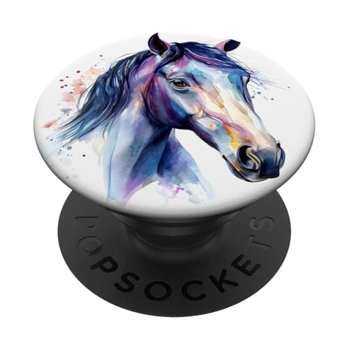 Reiten Reiten Pferde Ranch Trail Riding PopSockets Klebender PopGrip von Chic Horse Designs for Girls