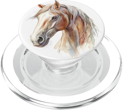 Reiten Reiten Pferde Ranch Trail Riding PopSockets PopGrip für MagSafe von Chic Horse Designs for Girls