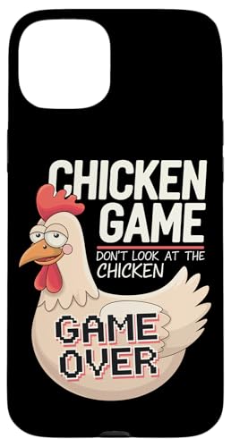 Hülle für iPhone 15 Plus Chicken Game Schau dir das Chicken Game Over nicht an von Chicken Game Don't Look At The Chicken Game Over