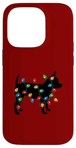 Hülle für iPhone 14 Pro Weihnachtsbeleuchtung Chihuahua Hund Geschenk von Chihuahua Dog Lovers Gift Shirts Shop