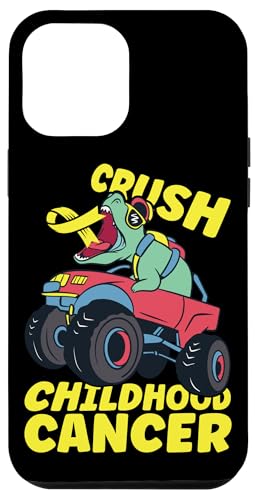 Hülle für iPhone 13 Pro Max Monster Truck Crush Kindheit Krebs Bewusstsein von Childhood Cancer Awareness