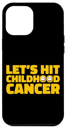 Hülle für iPhone 14 Plus Baseball Let's Hit Childhood Cancer von Childhood Cancer Awareness