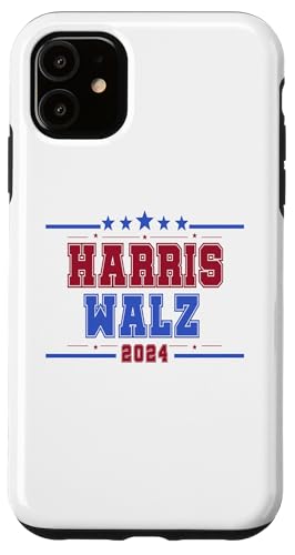 Hülle für iPhone 11 Harris Walz 2024 Trikot geht nicht zurück Joy Lets Win This Vote von Childless Cat Ladies Vote NYC