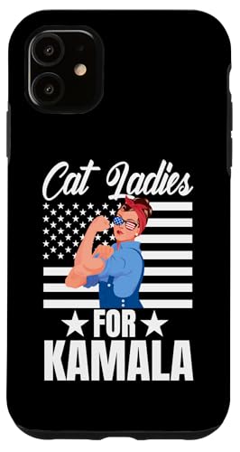 Hülle für iPhone 11 Wahlkampf für Cat Ladies For Kamala Childless Cat Lady in den USA von Childless Catlady Cute Cat Lady Apparel