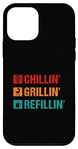 Hülle für iPhone 12 mini Lustiges BBQ Grillen Fleischgrill Smoker Barbecue von Chillin' Grillin' Refillin'