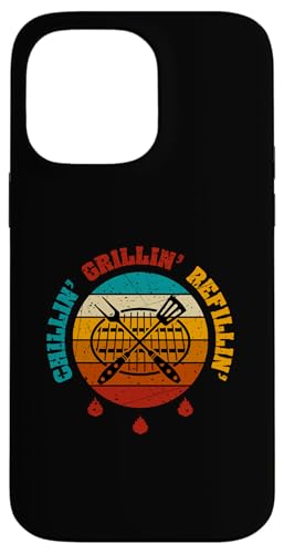 Hülle für iPhone 14 Pro Max Lustiges BBQ Grillen Fleischgrill Smoker Barbecue von Chillin' Grillin' Refillin'