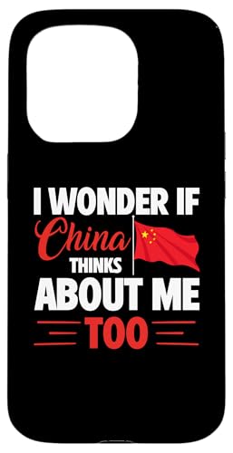 Hülle für iPhone 15 Pro Chinesische Flagge von China Gift for Men Women