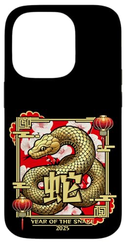 Hülle für iPhone 14 Pro Jahr der Schlange 2025 Chinesisches Neujahr von Chinese Lunar Snake Apparel Zodiac Collection 2025