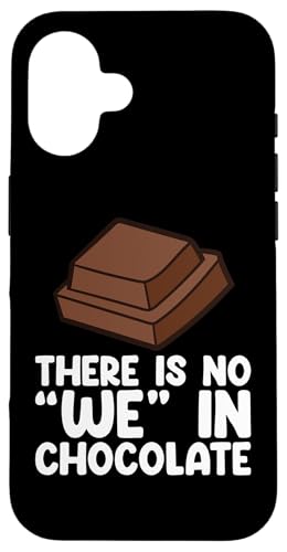 Hülle für iPhone 16 Chocolate Lover Zitat Humor Chocolate Milk Chocolate Bars von Chocolate Gift Chocolate Shirts Men Women Kids