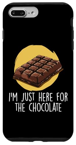 Hülle für iPhone 7 Plus/8 Plus Chocolate Lover Zitat Humor Chocolate Milk Chocolate Bars von Chocolate Gift Chocolate Shirts Men Women Kids