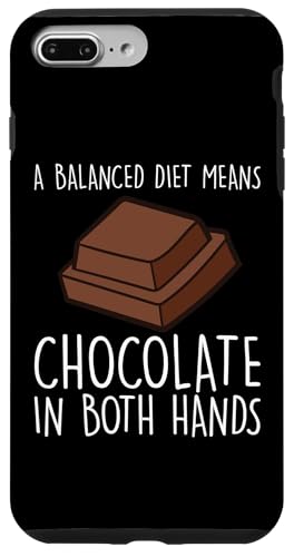 Hülle für iPhone 7 Plus/8 Plus Chocolate Lover Zitat Humor Chocolate Milk Chocolate Bars von Chocolate Gift Chocolate Shirts Men Women Kids