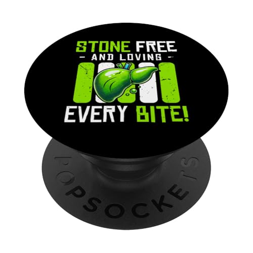 Stone Free And Loving Every Bite! Gallbladder Removal PopSockets Klebender PopGrip von Cholezystektomie Gallenblase Design Idee