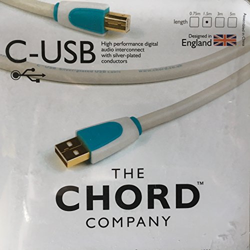 Chord C-USB USB-A auf USB-B Kabel (1,5 m) von Chord