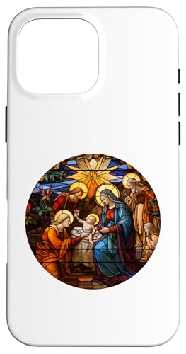 Hülle für iPhone 16 Pro Max True Story Weihnachtskrippe Jesus Christlich Männer Frauen Kinder von Christian Apparel for the Whole Family