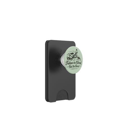 Bibelvers über Jagd und Angeln, christliche Zitate PopSockets PopWallet für MagSafe von Christian Bible Verses for Hunters and Anglers