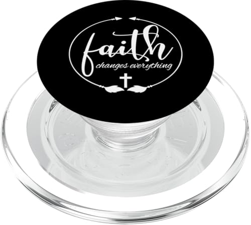 Cool Christian Faith Changes Everything Bibelvers Neu 2025 PopSockets PopGrip für MagSafe von Christian Faith Bible Verse 2025 Sapphire Star