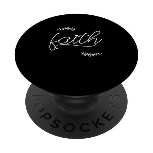 Pretty Christian Faith Floral Swag Bibelvers Neu 2025 PopSockets Klebender PopGrip von Christian Faith Bible Verse 2025 Sapphire Star