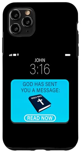 Hülle für iPhone 11 Pro Max GOTT has sent you a message - Read Now: Christian Faith Text von Christian Faith & Bible Verse Inspiration