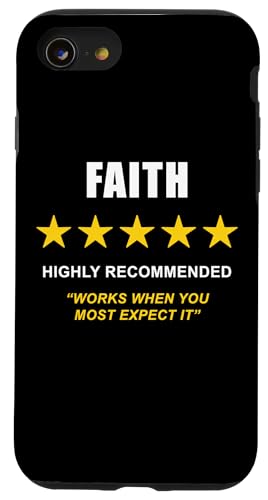 Hülle für iPhone SE (2020) / 7 / 8 Faith – Highly Recommended: Works When You Most Expect It von Christian Faith & Bible Verse Inspiration