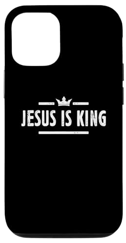 Hülle für iPhone 14 Pro Jesus is King Christian Zitat von Christian Religious Quotes CLD Apparel