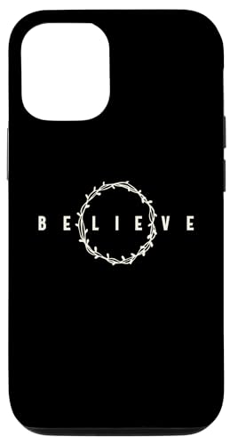 Hülle für iPhone 15 Pro Believe – inspirierendes christliches Zitat von Christian Religious Quotes CLD Apparel