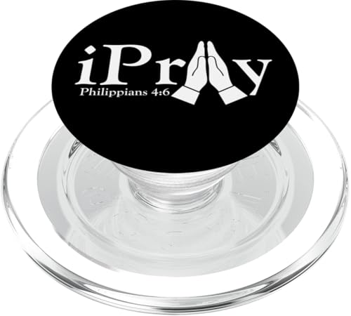 I Pray Philippians 4:6 Bibelzitat Love Jesus Christian PopSockets PopGrip für MagSafe von Christian Teez