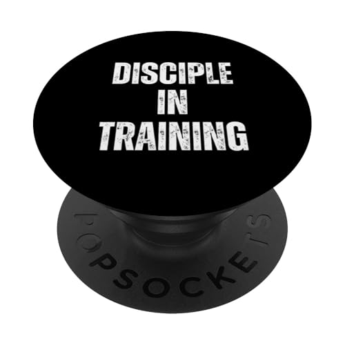 Schüler im Langhanteltraining, christlicher Glaube, Fitnessstudio PopSockets Klebender PopGrip von Christian Workout Apparel Co.