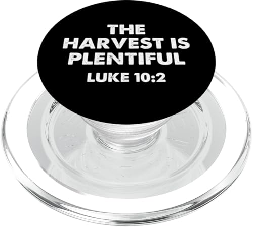 The Harvest Is Plentiful Luke 10:2 PopSockets PopGrip für MagSafe von Christliche Bibelzitate