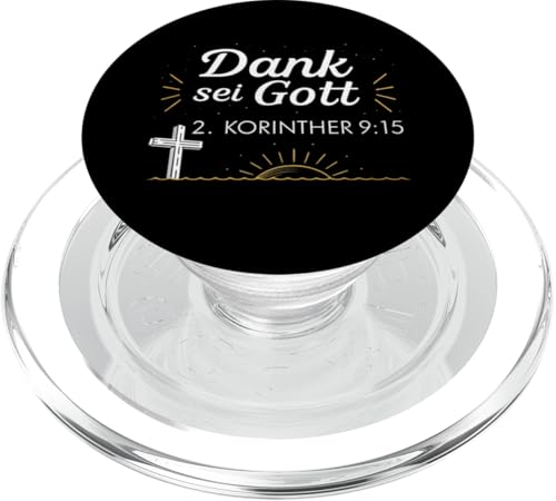 Dank Sei Gott PopSockets PopGrip für MagSafe von Christliche Sprüche