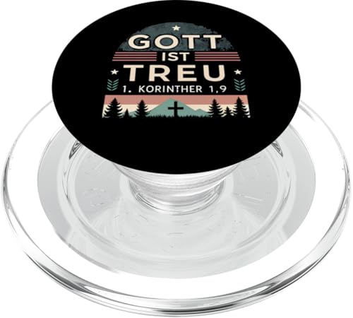 Gott ist Treu 1 Korinther 1,9 PopSockets PopGrip für MagSafe von Christliche Sprüche