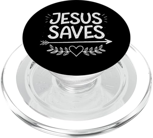 Jesus Saves PopSockets PopGrip für MagSafe von Christliche Sprüche