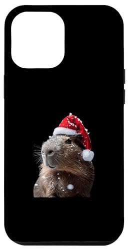 Hülle für iPhone 12 Pro Max Capybara Weihnachten von Christmas Animal Design