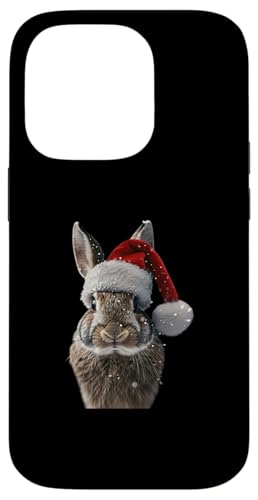 Hülle für iPhone 14 Pro Kaninchen Weihnachten von Christmas Animal Design