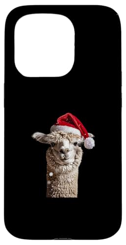 Hülle für iPhone 15 Pro Alpaka Weihnachten von Christmas Animal Design