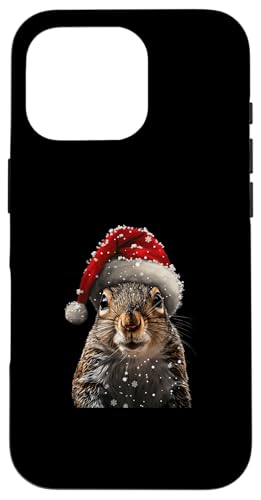 Hülle für iPhone 16 Pro Eichhörnchen Weihnachten von Christmas Animal Design