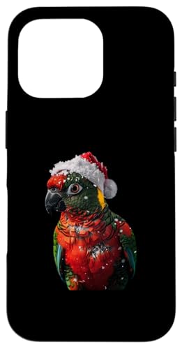 Hülle für iPhone 16 Pro Papagei Weihnachten von Christmas Animal Design