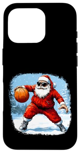 Hülle für iPhone 16 Pro Basketballer Christmas von Christmas Animals